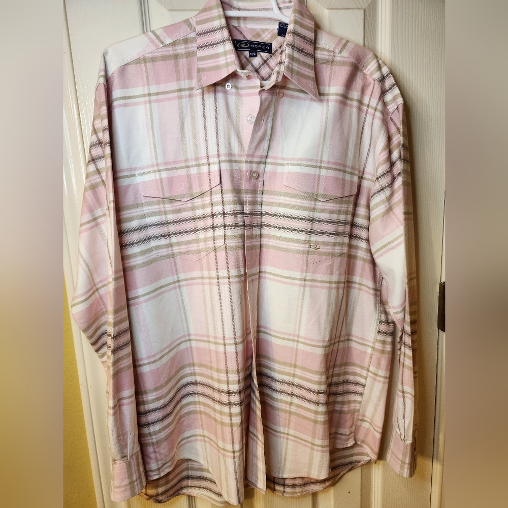 Roper Mens long-sleeve button up